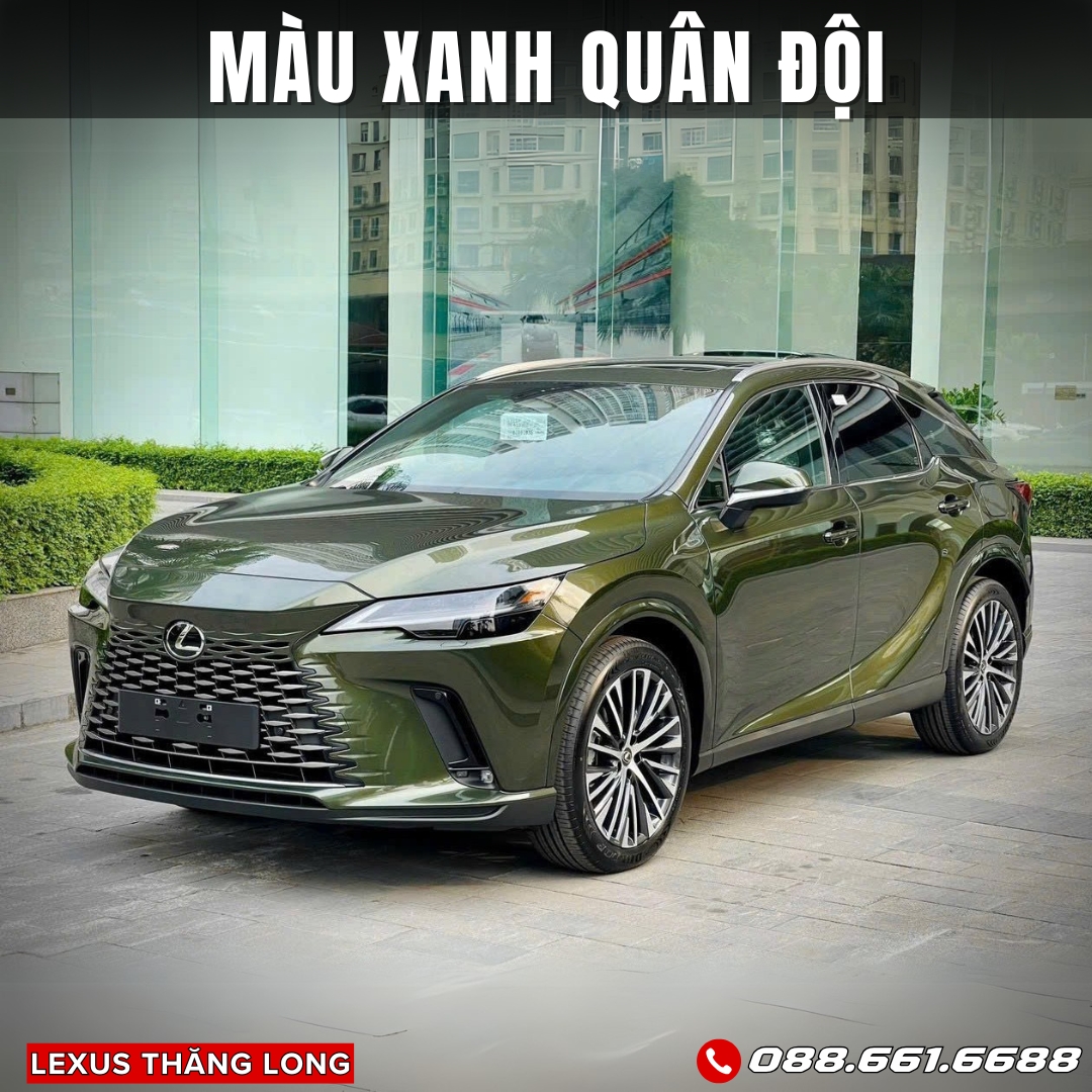 Lexus RX350 Premium màu xanh quân đội
