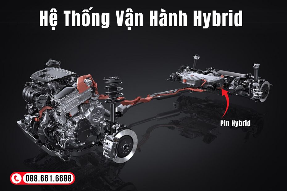 Hệ thống vận hành hybrid của Lexus RX350 hybrid luxury